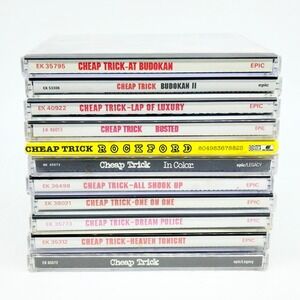 CHEAP TRICK 11 CD Lot One On One Lap Luxury Dream Police In Color Heaven Tonight